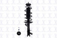 Suspension Strut and Coil Spring Assembly FCS Automotive 1333440L