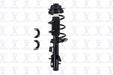 Suspension Strut and Coil Spring Assembly FCS Automotive 1333823L