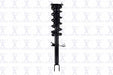 Suspension Strut and Coil Spring Assembly FCS Automotive 1355050L