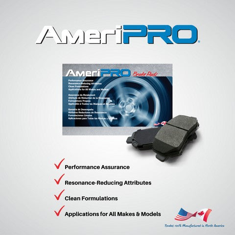 Disc Brake Pad Set AmeriBRAKES PRC1915