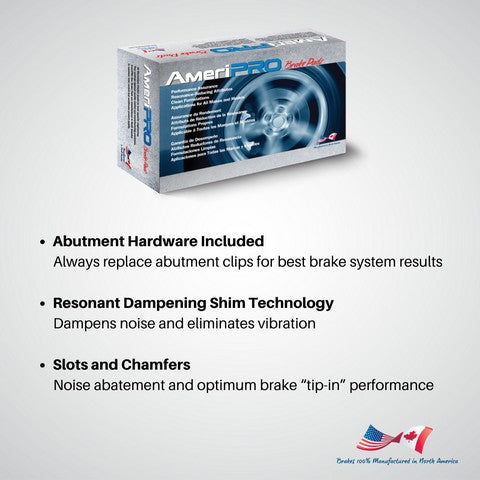 Disc Brake Pad AmeriBRAKES PRC1912