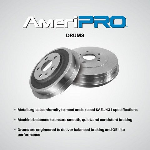 Brake Drum AmeriBRAKES 382050