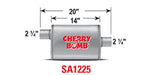 Exhaust Muffler-Universal AP Exhaust SA1225
