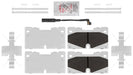 Disc Brake Pad Set AmeriBRAKES RAM2173